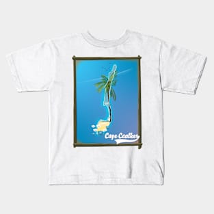 Caye Caulker Travel map Kids T-Shirt